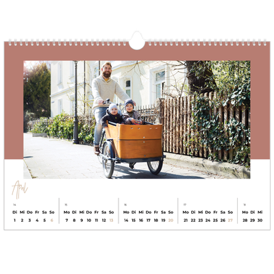 Fotokalender A3 — Erdige Töne [April]