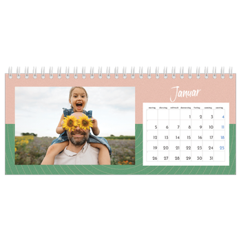 Tischkalender — Farben und Muster