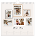 Jahreskalender Quadratisch — Fotowand [Januar]