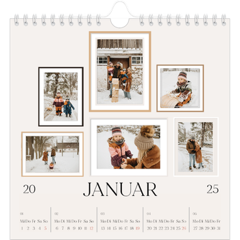 Fotokalender Quadratisch — Fotowand