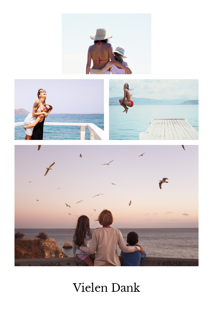 Dankeskarten — Dankeskollage