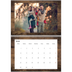 Fotokalender A4 doppelt (30 x 40 cm) — Holzhintergründe [Januar]