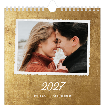Jahreskalender Quadratisch — Fotosammlung [deckblatt]