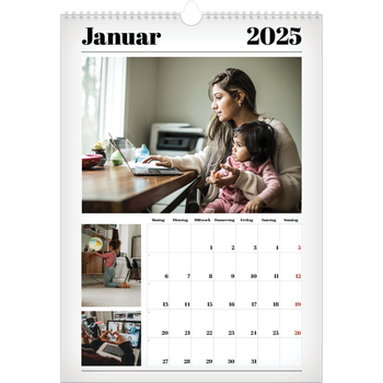 Fotokalender A3 — Zeitschriften-Stil