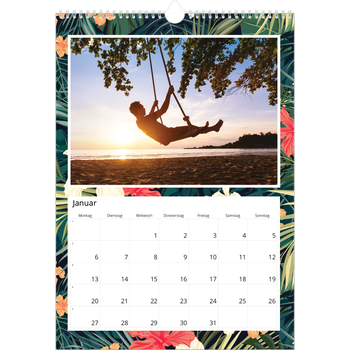 Fotokalender A3 — Tropische Blätter