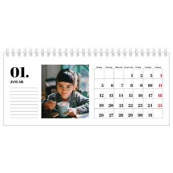 Tischkalender — Serif und Momente