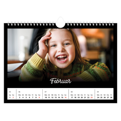 Fotokalender A4 — Schwarzes [Februar]