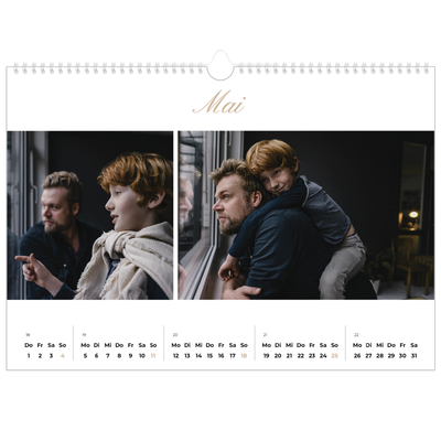 Fotokalender A3 — Eleganter Kalender [deckblatt]