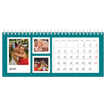 Tischkalender — Bunte Retro-Bilder