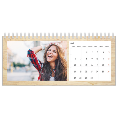 Tischkalender — Holzhintergründe [April]