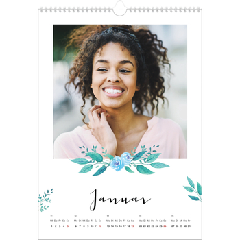 Fotokalender A3 — Blumen-Illustrationen