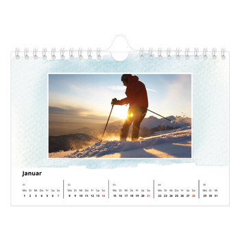 Fotokalender A5 — Wasserfarben Hintergründe