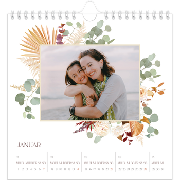 Fotokalender Quadratisch — Boho