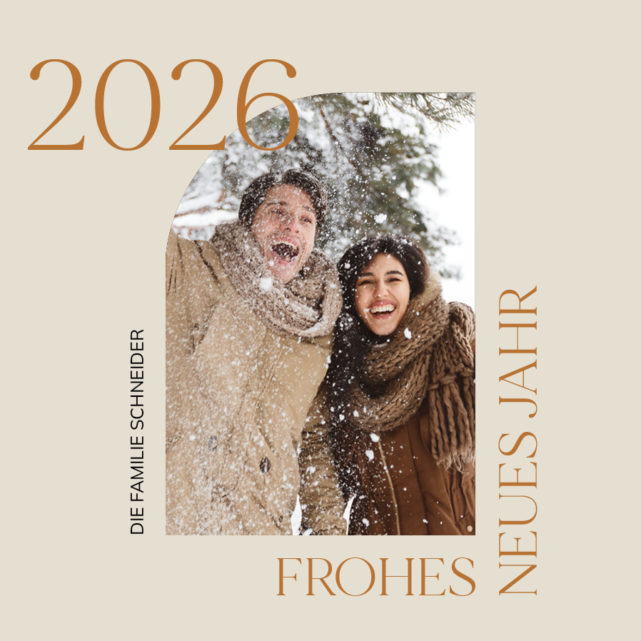 Fotokarten — Winter-Serif