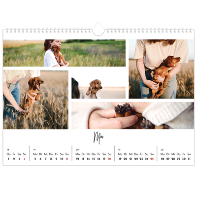Fotokalender A3 — Fotoarrangement [deckblatt]