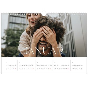 Fotokalender A3 — Überlebensgroß