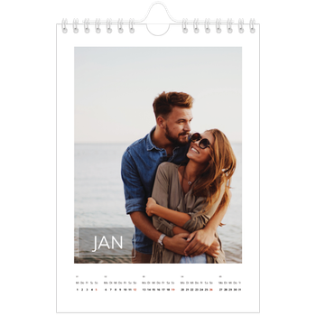 Fotokalender A5 — Datumsfeld-Overlay