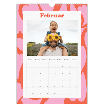 Fotokalender A4 (20 x 30 cm) — Verspielte Motive [Februar]