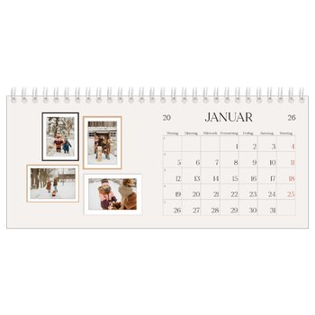 Tischkalender — Fotowand