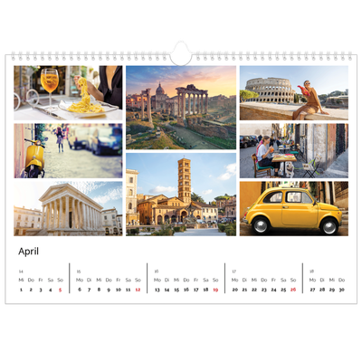 Fotokalender A3 — Kollage [April]