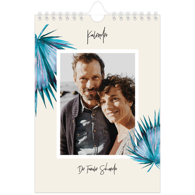 Fotokalender A5 — Gemalte Blumen [deckblatt]