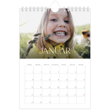 Fotokalender A5 — Zwölf große Monate