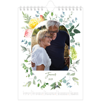 Fotokalender A5 — Klassisch geblümt