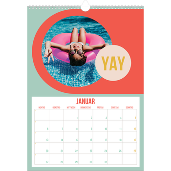 Fotokalender A3 — Strahlend und schön