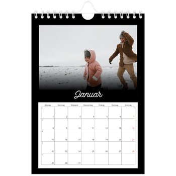 Fotokalender A5 — Schwarzes
