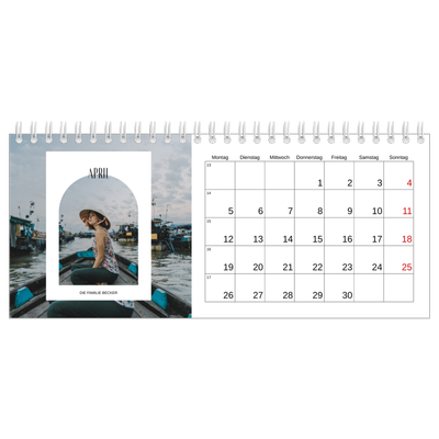 Tischkalender — Der offene Bogen [April]