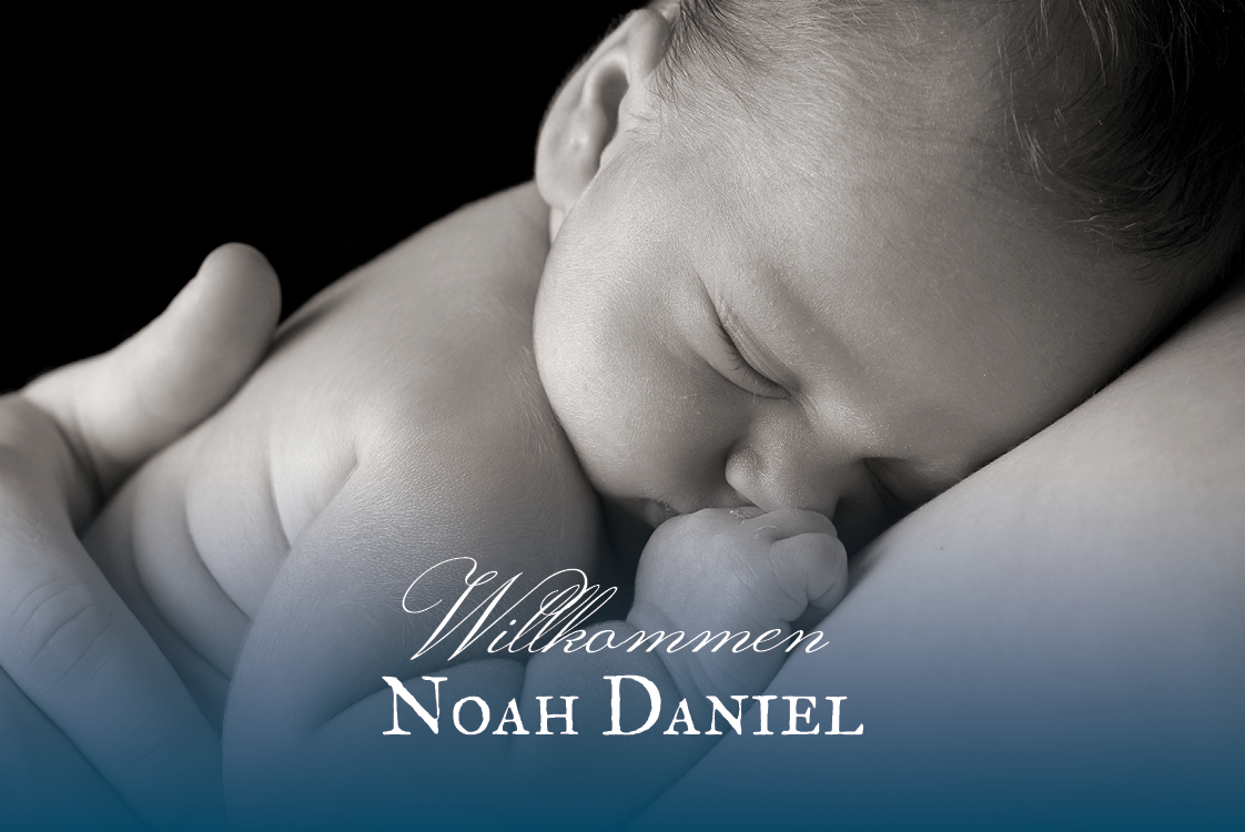 Einladungskarten — Blauer Nebel