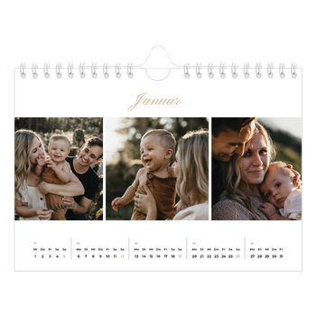 Fotokalender A5 — Eleganter Kalender