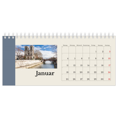 Tischkalender — Sehenswürdigkeiten der Welt [Januar]