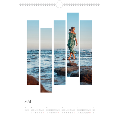 A3 Jahreskalender — Reisemosaike [Mai]
