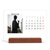 Tischkalender mit Holzfuß Querformat  — Mein Reisebericht [Januar]