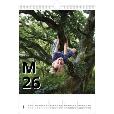 Fotokalender A4 (20 x 30 cm) — Große Zeichen [deckblatt]