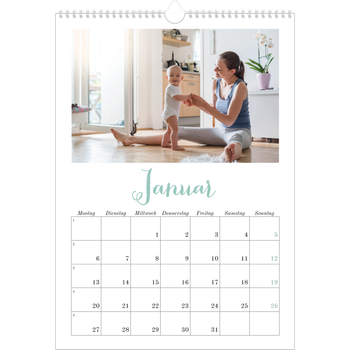 Fotokalender A3 — Hallo Welt