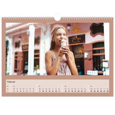 Fotokalender A3 — Erdtöne [Februar]