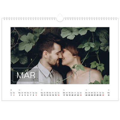 Fotokalender A3 — Datumsfeld-Overlay [Marsch]
