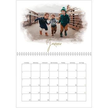 Fotokalender A4 doppelt — Fotoeffekte