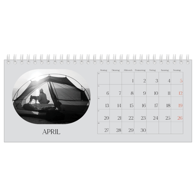 Tischkalender — Abenteuer-Route [April]