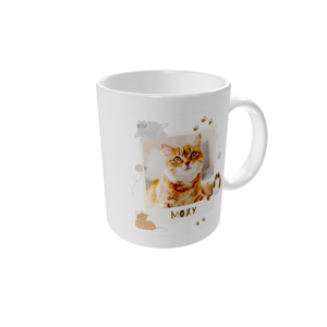 Tasse bedrucken — Verspieltes Kätzchen