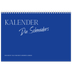 Fotokalender A4 doppelt (30 x 40 cm) — Kobalt Klassik [deckblatt]