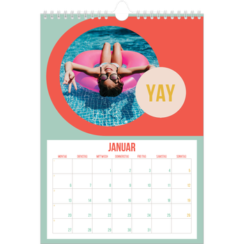 Fotokalender A4 — Strahlend und schön