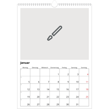 Fotokalender A3 — Gestalte deine eigenen Produkte