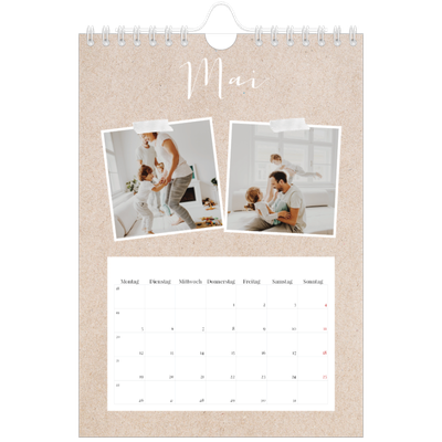 Fotokalender A5 — Scrapbook Kalender [deckblatt]