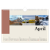 Fotokalender A4 — Sehenswürdigkeiten der Welt [April]