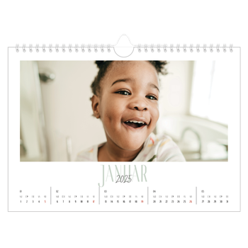 Fotokalender A4 — Een bedankje