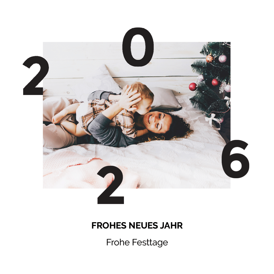 Fotokarten — Verstreute Buchstaben