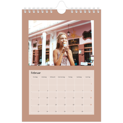 Fotokalender A5 — Erdtöne [Februar]